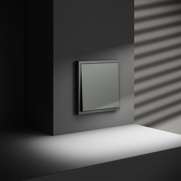 Выключатель 1-кл. СП S70 10А с самовозвратом механизм титан Voltum VLS010606 ТехноИмпульс