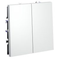 Выключатель 2-кл. СП S70 10А механизм бел. матов. Voltum VLS020102 ТехноИмпульс