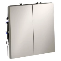 Выключатель 2-кл. СП S70 10А механизм кашемир Voltum VLS020103 ТехноИмпульс