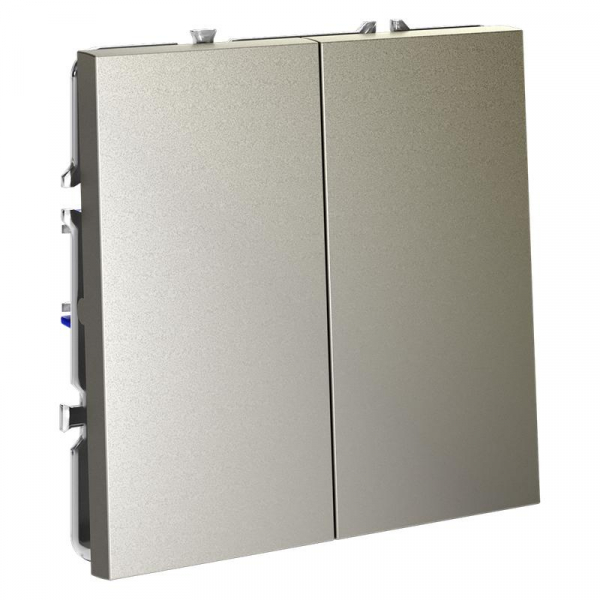 Выключатель 2-кл. СП S70 10А механизм шелк Voltum VLS020104 ТехноИмпульс