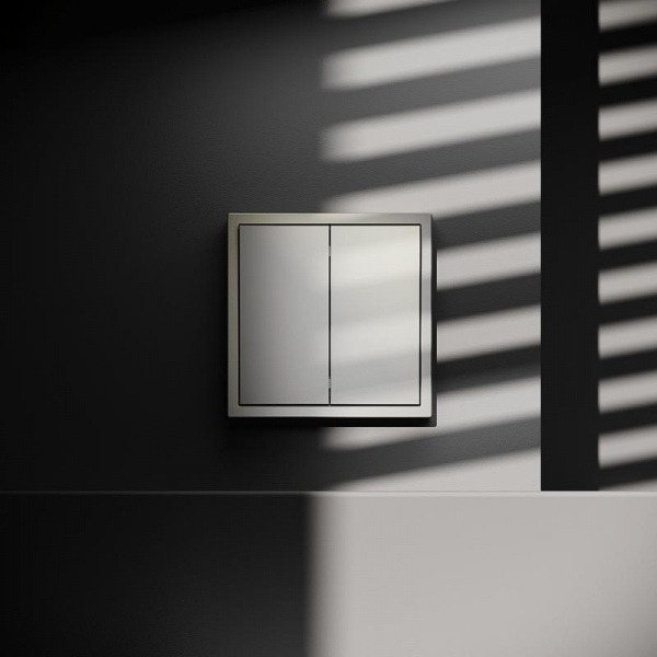 Выключатель 2-кл. СП S70 10А механизм шелк Voltum VLS020104 ТехноИмпульс