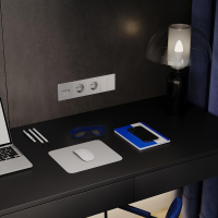 Выключатель 2-кл. СП S70 10А механизм сталь Voltum VLS020105 ТехноИмпульс