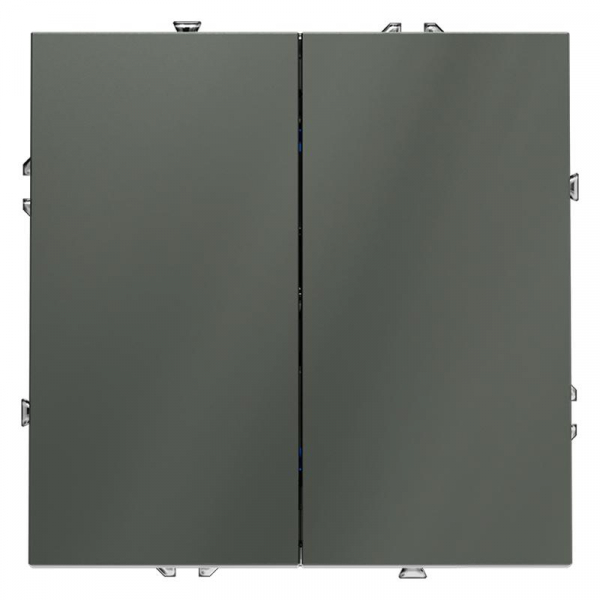 Выключатель 2-кл. СП S70 10А механизм титан Voltum VLS020106 ТехноИмпульс