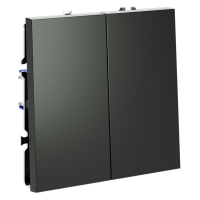 Выключатель 2-кл. СП S70 10А механизм титан Voltum VLS020106 ТехноИмпульс