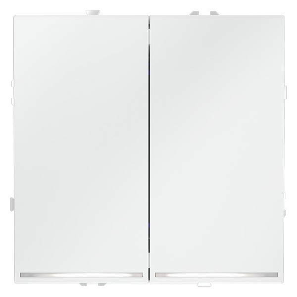 Выключатель 2-кл. СП S70 10А с подсветкой механизм бел. матов. Voltum VLS020202 ТехноИмпульс