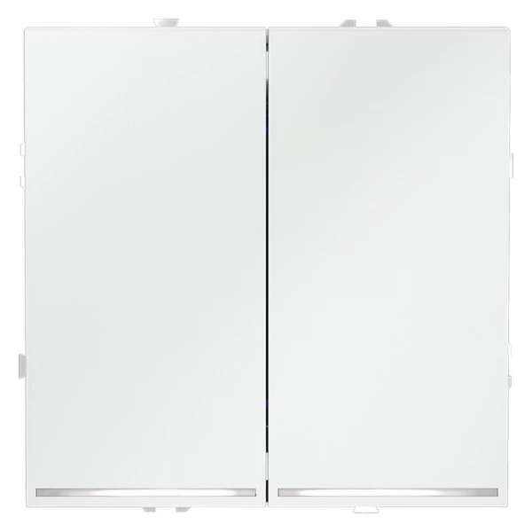 Выключатель 2-кл. СП S70 10А с подсветкой механизм бел. матов. Voltum VLS020202 ТехноИмпульс