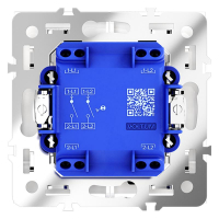 Выключатель 2-кл. СП S70 10А с подсветкой механизм кашемир Voltum VLS020203 ТехноИмпульс