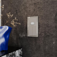 Выключатель 2-кл. СП S70 10А с подсветкой механизм кашемир Voltum VLS020203 ТехноИмпульс