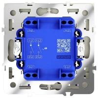Выключатель 2-кл. СП S70 10А с подсветкой механизм шелк Voltum VLS020204 ТехноИмпульс