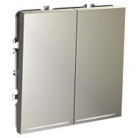 Выключатель 2-кл. СП S70 10А с подсветкой механизм шелк Voltum VLS020204 ТехноИмпульс