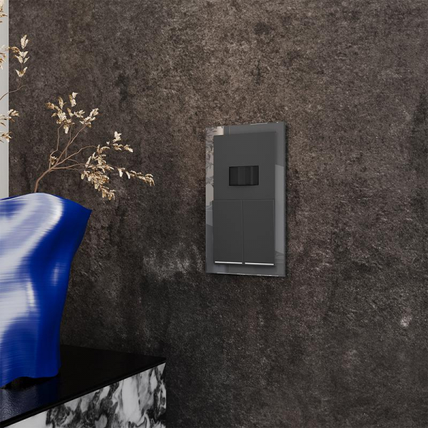 Выключатель 2-кл. СП S70 10А с подсветкой механизм графит Voltum VLS020207 ТехноИмпульс