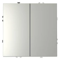 Переключатель проходной 2-кл. СП S70 10А механизм сталь Voltum VLS020305 ТехноИмпульс