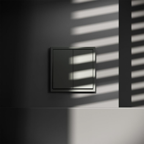 Переключатель проходной 2-кл. СП S70 10А механизм титан Voltum VLS020306 ТехноИмпульс