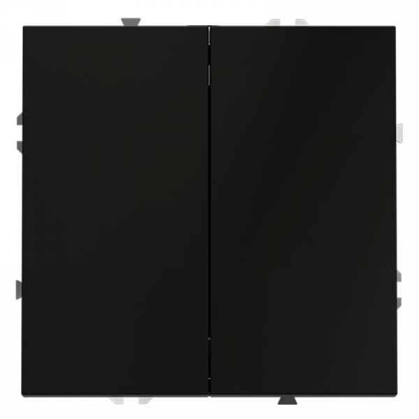 Переключатель проходной 2-кл. СП S70 10А механизм черн. матов. Voltum VLS020308 ТехноИмпульс