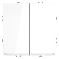 Переключатель проходной 2-кл. СП S70 10А с подсветкой механизм бел. глянцевый Voltum VLS020401 ТехноИмпульс