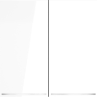 Переключатель проходной 2-кл. СП S70 10А с подсветкой механизм бел. глянцевый Voltum VLS020401 ТехноИмпульс