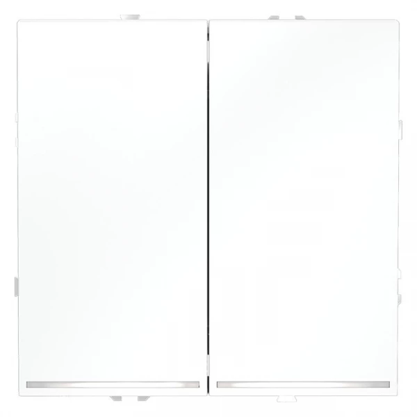 Переключатель проходной 2-кл. СП S70 10А с подсветкой механизм бел. матов. Voltum VLS020402 ТехноИмпульс