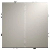 Выключатель 2-кл. СП S70 10А с самовозвратом механизм кашемир Voltum VLS020603 ТехноИмпульс