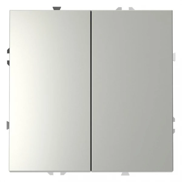 Выключатель 2-кл. СП S70 10А с самовозвратом механизм сталь Voltum VLS020605 ТехноИмпульс