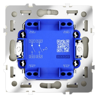 Выключатель 2-кл. СП S70 10А с самовозвратом механизм сталь Voltum VLS020605 ТехноИмпульс
