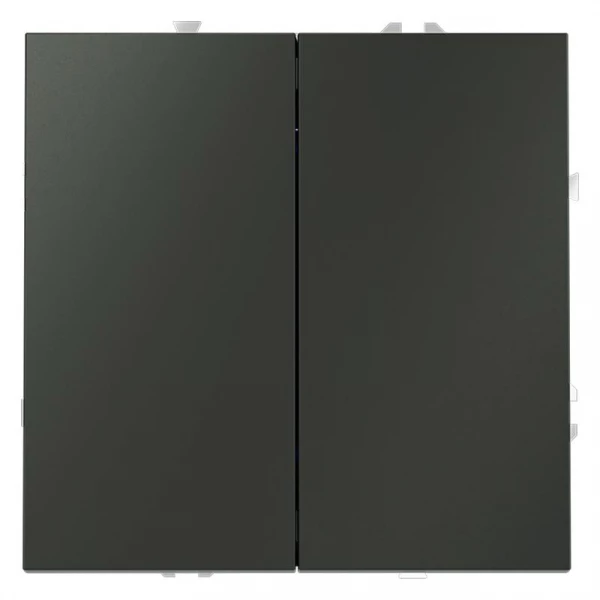 Выключатель 2-кл. СП S70 10А с самовозвратом механизм титан Voltum VLS020606 ТехноИмпульс