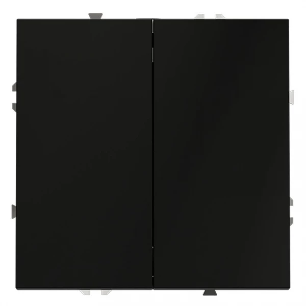 Выключатель 2-кл. СП S70 10А с самовозвратом механизм черн. матов. Voltum VLS020608 ТехноИмпульс