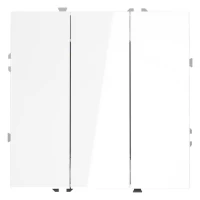 Выключатель 3-кл. СП S70 10А механизм бел. глянцевый Voltum VLS030101 ТехноИмпульс