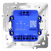 Выключатель 3-кл. СП S70 10А механизм бел. глянцевый Voltum VLS030101 ТехноИмпульс