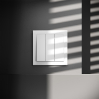 Выключатель 3-кл. СП S70 10А механизм бел. матов. Voltum VLS030102 ТехноИмпульс