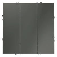 Выключатель 3-кл. СП S70 10А механизм титан Voltum VLS030106 ТехноИмпульс