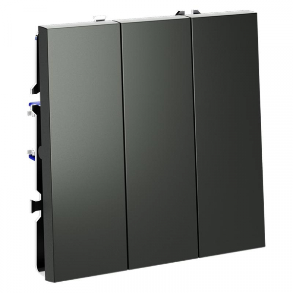 Выключатель 3-кл. СП S70 10А механизм титан Voltum VLS030106 ТехноИмпульс