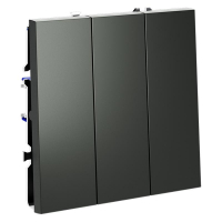 Выключатель 3-кл. СП S70 10А механизм титан Voltum VLS030106 ТехноИмпульс