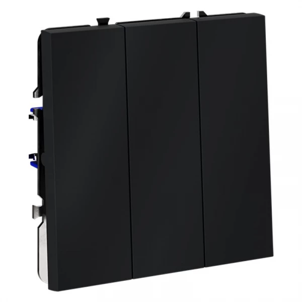 Выключатель 3-кл. СП S70 10А механизм графит Voltum VLS030107 ТехноИмпульс