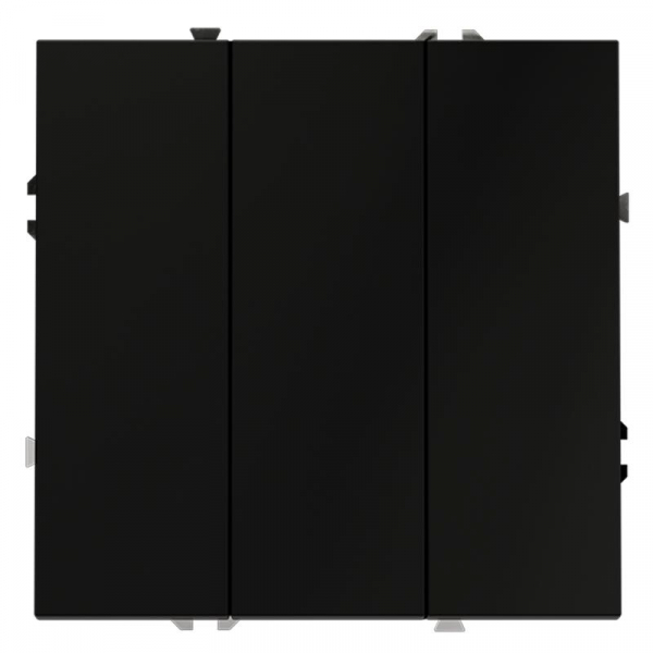 Выключатель 3-кл. СП S70 10А механизм черн. матов. Voltum VLS030108 ТехноИмпульс