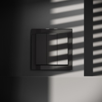 Выключатель 3-кл. СП S70 10А механизм черн. матов. Voltum VLS030108 ТехноИмпульс