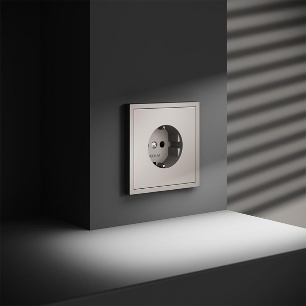 Розетка 1-м СП S70 16А с заземл. механизм кашемир Voltum VLS040103 ТехноИмпульс