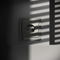 Розетка 1-м СП S70 16А с заземл. механизм титан Voltum VLS040106 ТехноИмпульс