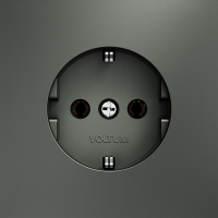 Розетка 1-м СП S70 16А с заземл. механизм титан Voltum VLS040106 ТехноИмпульс