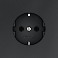 Розетка 1-м СП S70 16А с заземл. механизм графит Voltum VLS040107 ТехноИмпульс