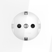 Розетка 1-м СП S70 16А с заземл. защ. шторки механизм бел. глянцевый Voltum VLS040201 ТехноИмпульс