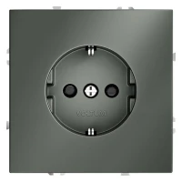 Розетка 1-м СП S70 16А с заземл. защ. шторки механизм титан Voltum VLS040206 ТехноИмпульс