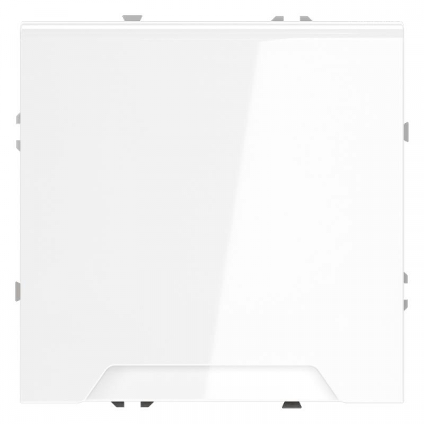 Розетка 1-м СП S70 16А с заземл. защ. шторки + крышка механизм бел. глянцевый Voltum VLS040301 ТехноИмпульс