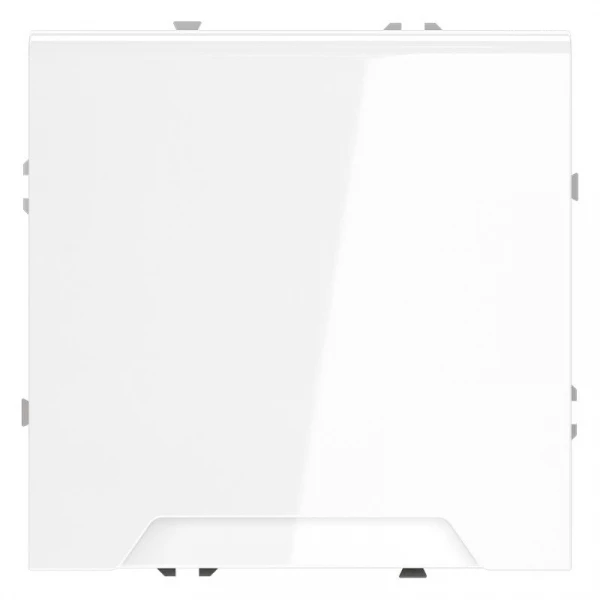 Розетка 1-м СП S70 16А с заземл. защ. шторки + крышка механизм бел. глянцевый Voltum VLS040301 ТехноИмпульс