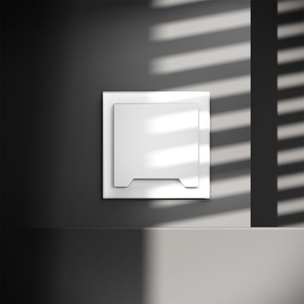 Розетка 1-м СП S70 16А с заземл. защ. шторки + крышка механизм бел. матов. Voltum VLS040302 ТехноИмпульс