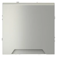 Розетка 1-м СП S70 16А с заземл. защ. шторки + крышка механизм сталь Voltum VLS040305 ТехноИмпульс