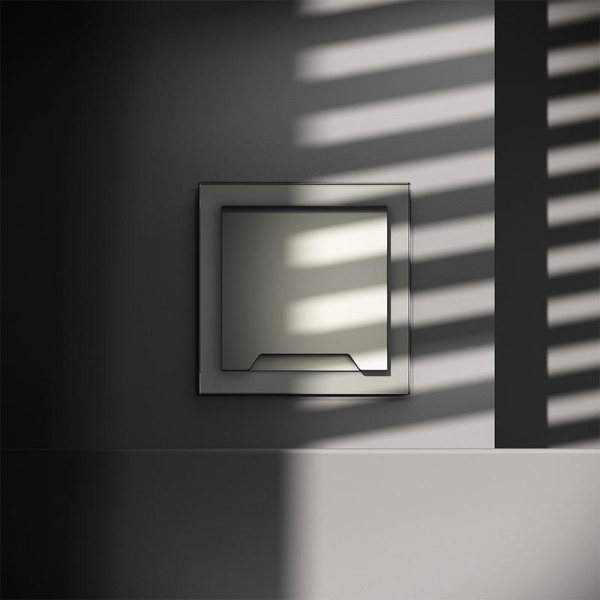 Розетка 1-м СП S70 16А с заземл. защ. шторки + крышка механизм сталь Voltum VLS040305 ТехноИмпульс