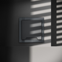 Розетка 1-м СП S70 16А с заземл. защ. шторки + крышка механизм графит Voltum VLS040307 ТехноИмпульс