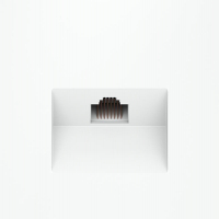 Розетка компьютерная 1-м СП S70 RJ45 кат.6 механизм бел. матов. Voltum VLS060102 ТехноИмпульс