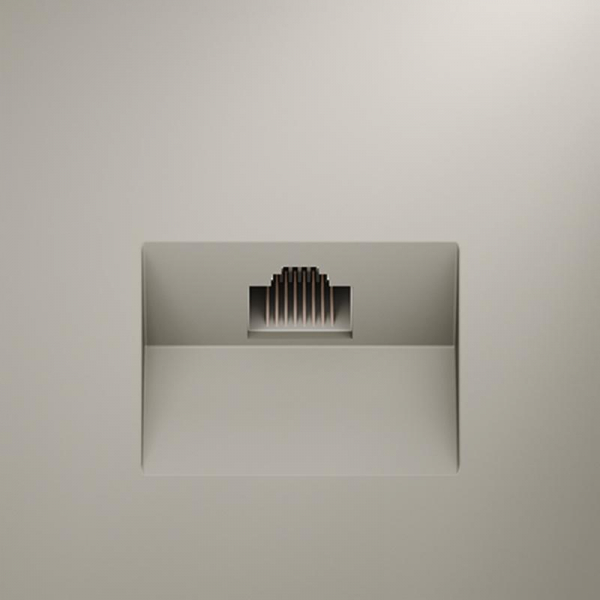 Розетка компьютерная 1-м СП S70 RJ45 кат.6 механизм кашемир Voltum VLS060103 ТехноИмпульс