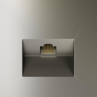 Розетка компьютерная 1-м СП S70 RJ45 кат.6 механизм шелк Voltum VLS060104 ТехноИмпульс